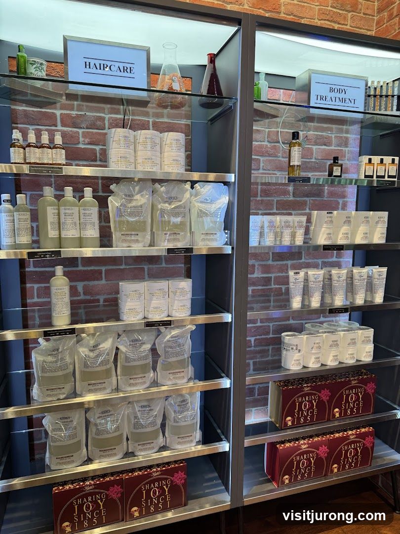 Skincare and Haircare Products Display