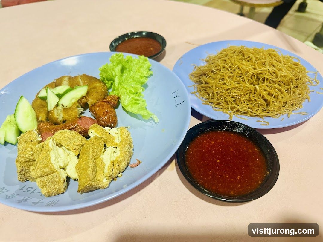 Fried Tofu and Noodles