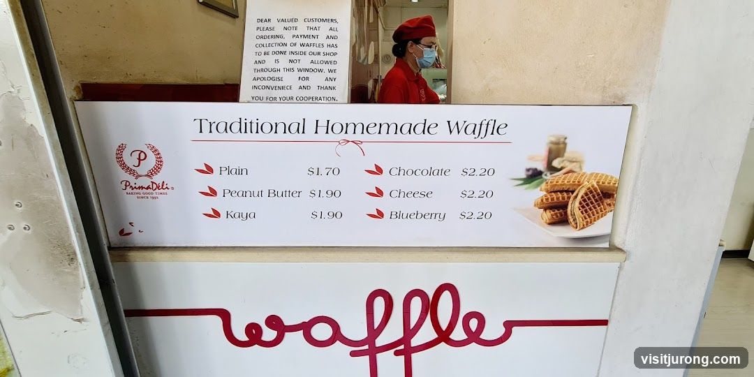 Traditional Homemade Waffle Menu