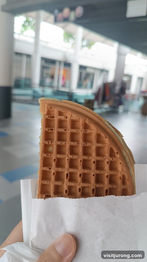 Waffle in a paper bag