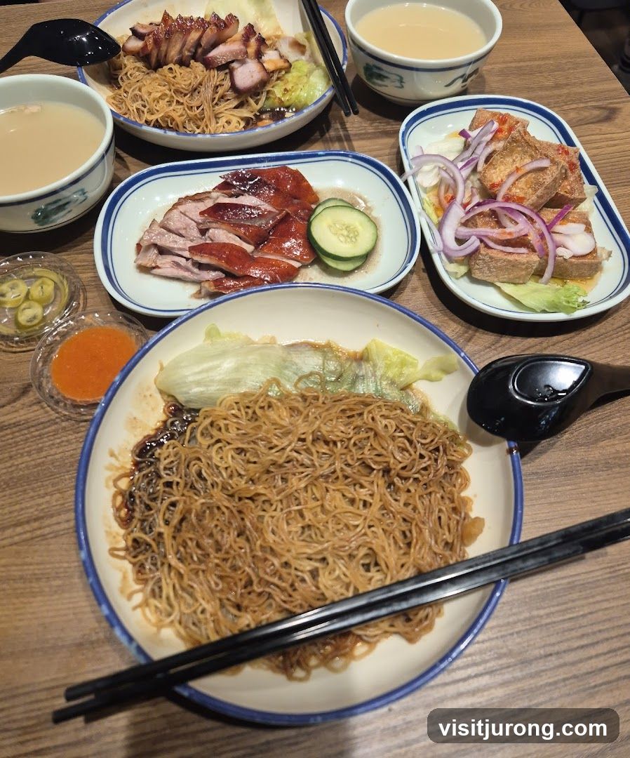 Noodles and Roasted Meats