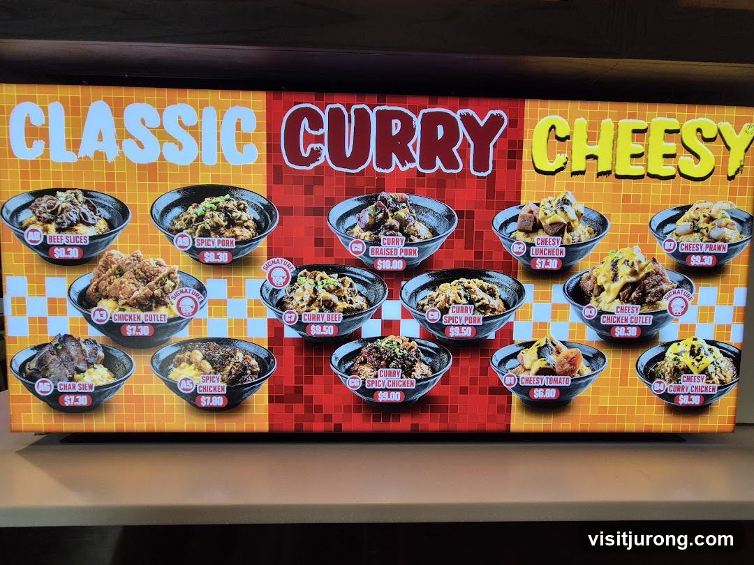 Classic Curry Cheesy Menu