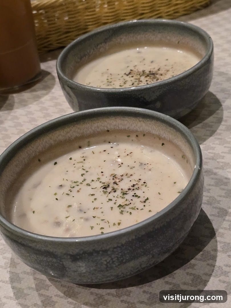 Creamy Soup in Bowls