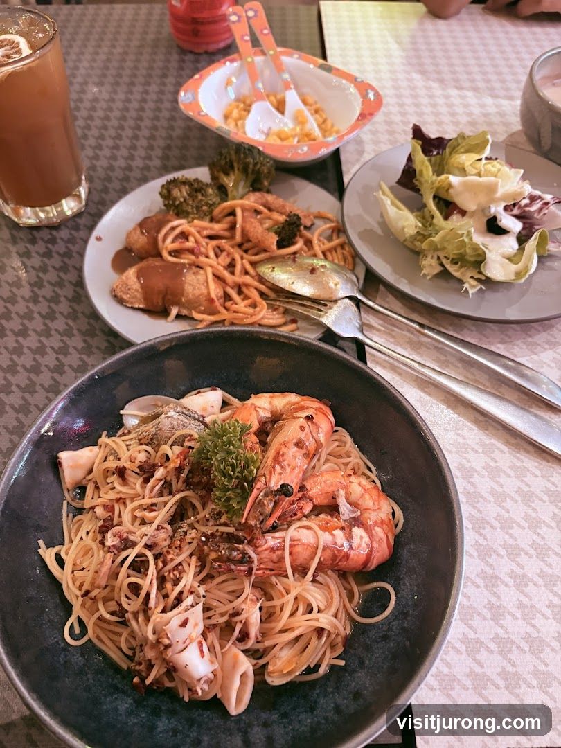 Seafood Pasta and Side Dishes