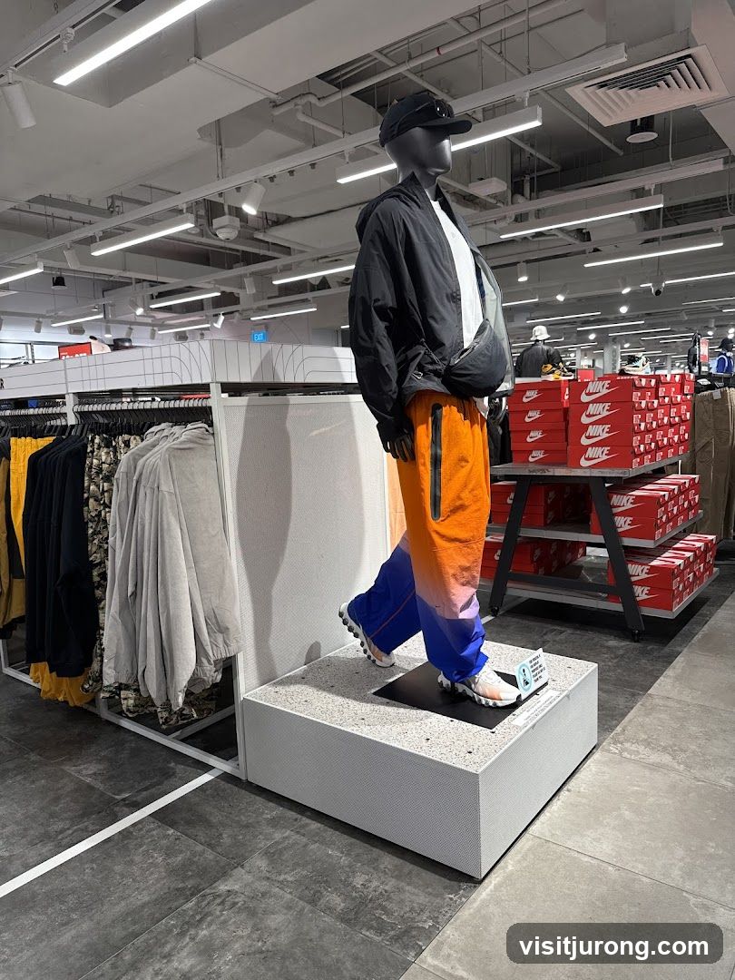 Mannequin in athletic wear