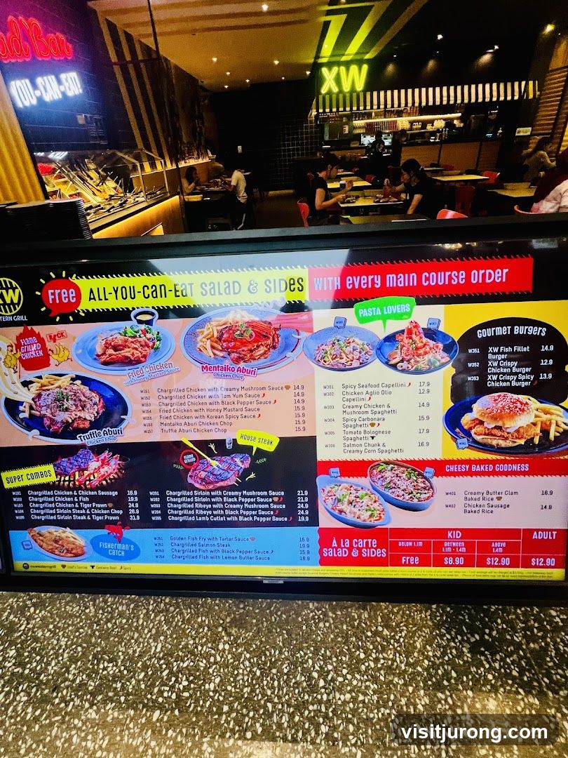 XW Western Grill Menu