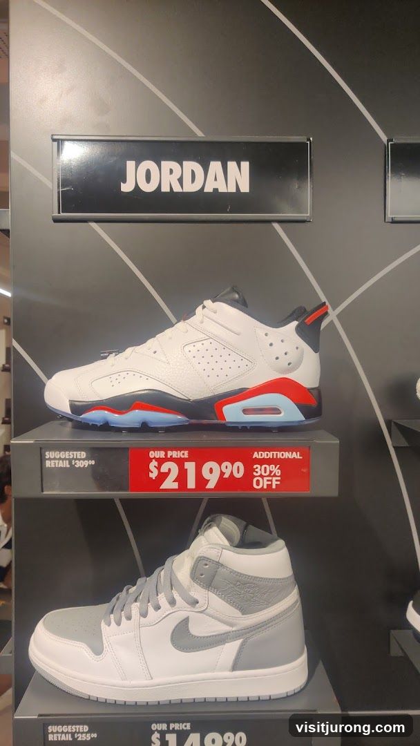 Jordan Shoes Display