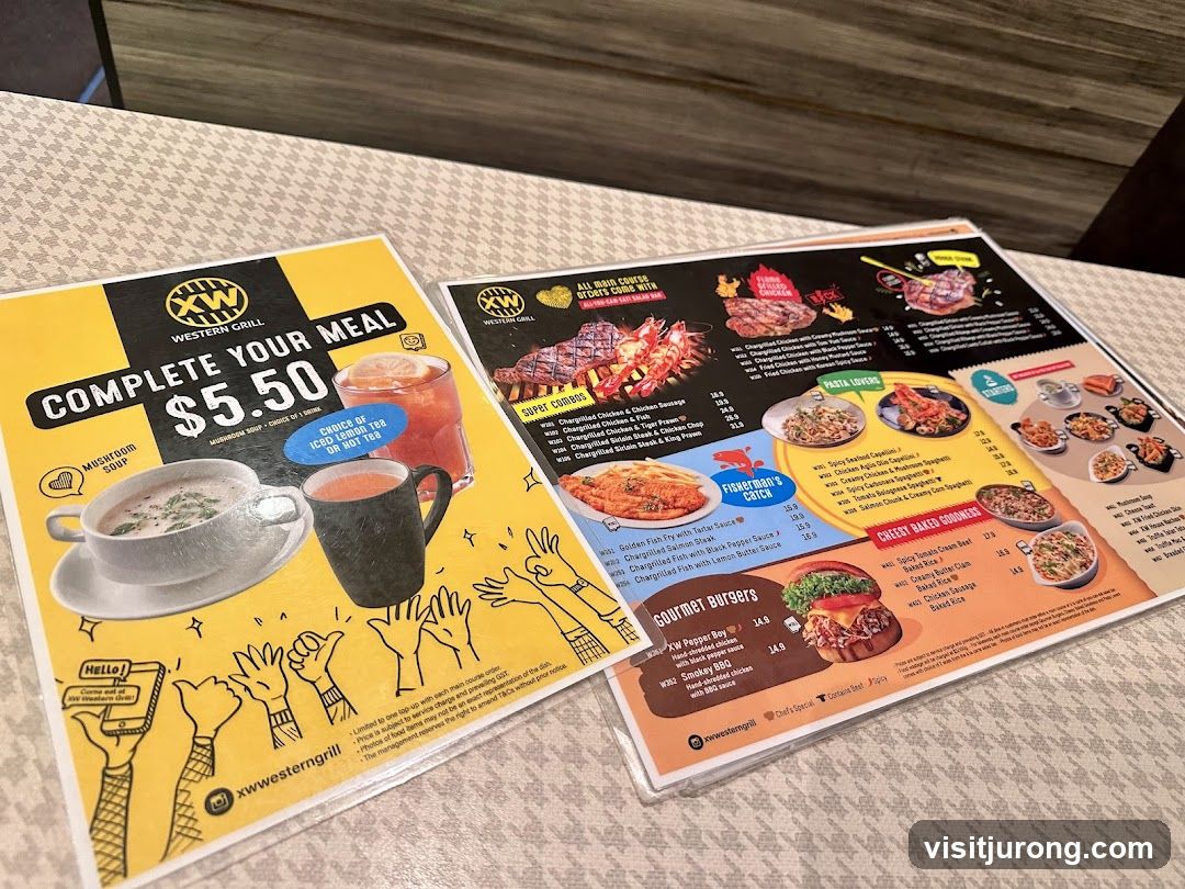 XW Western Grill Menu