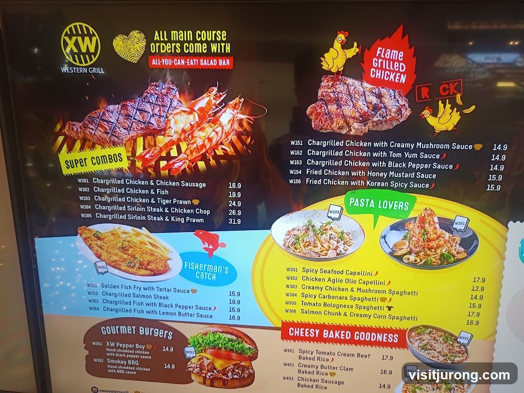 Western Grill Menu