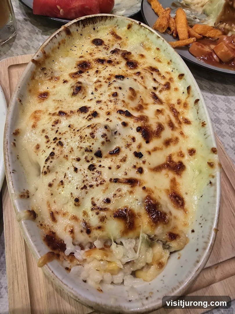 Cheesy Baked Rice
