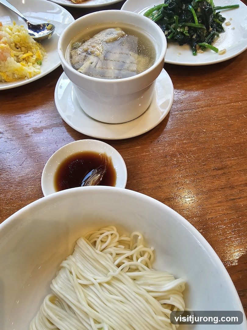 Table with Asian Dishes