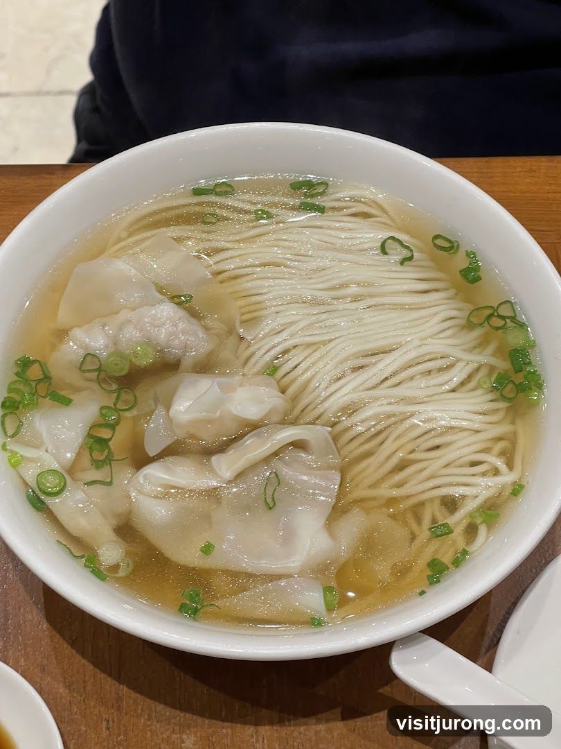 Wonton Noodle Soup