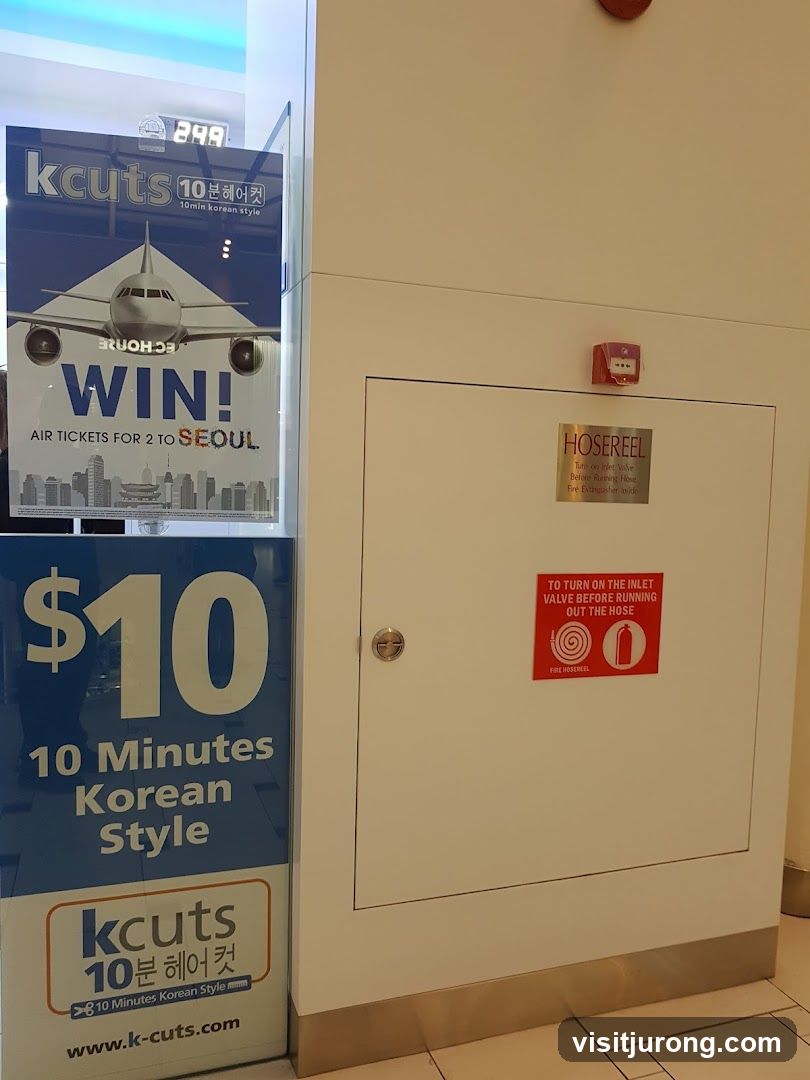 Kcuts promotion and fire hose reel