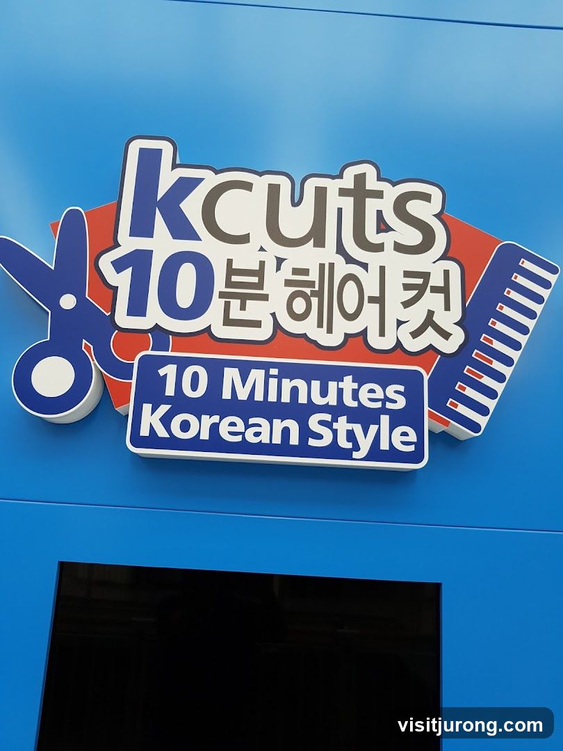 Kcuts Korean Style Hair Salon Sign