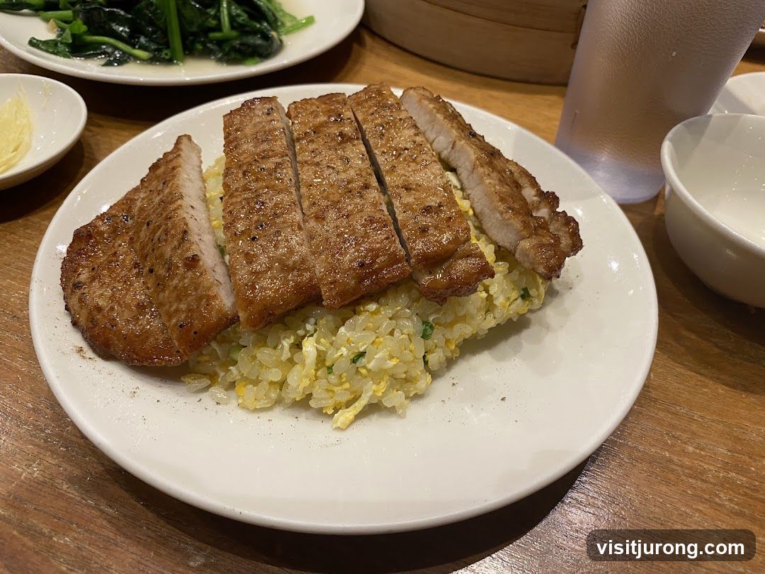 Pork Chop with Fried Rice