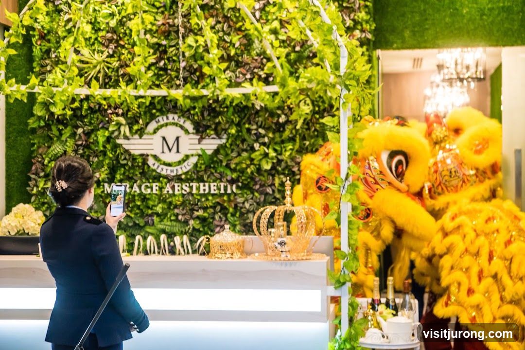 Mirage Aesthetic Storefront with Lion Dance