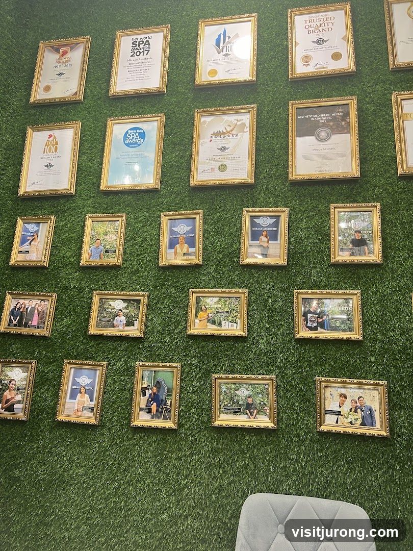 Wall of Awards and Photos