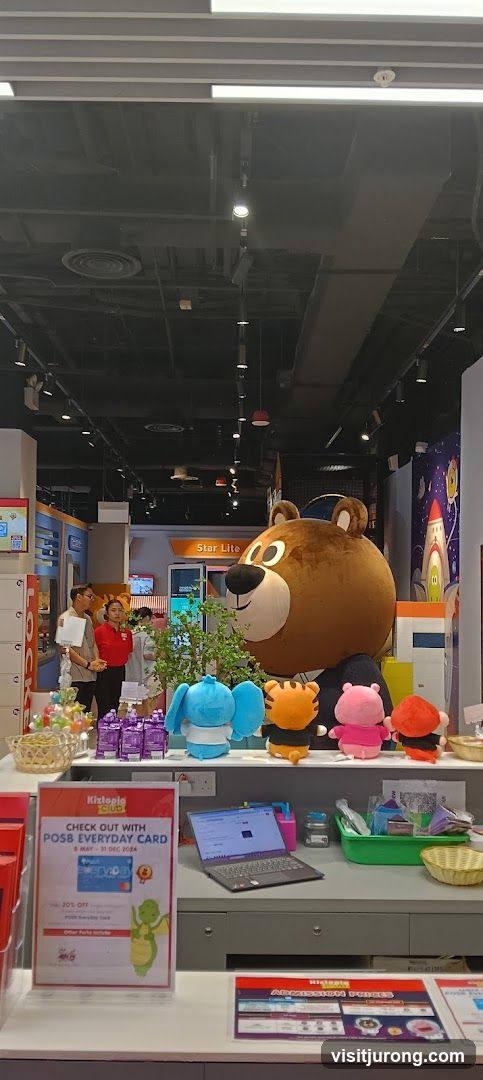 Store Interior with Mascot