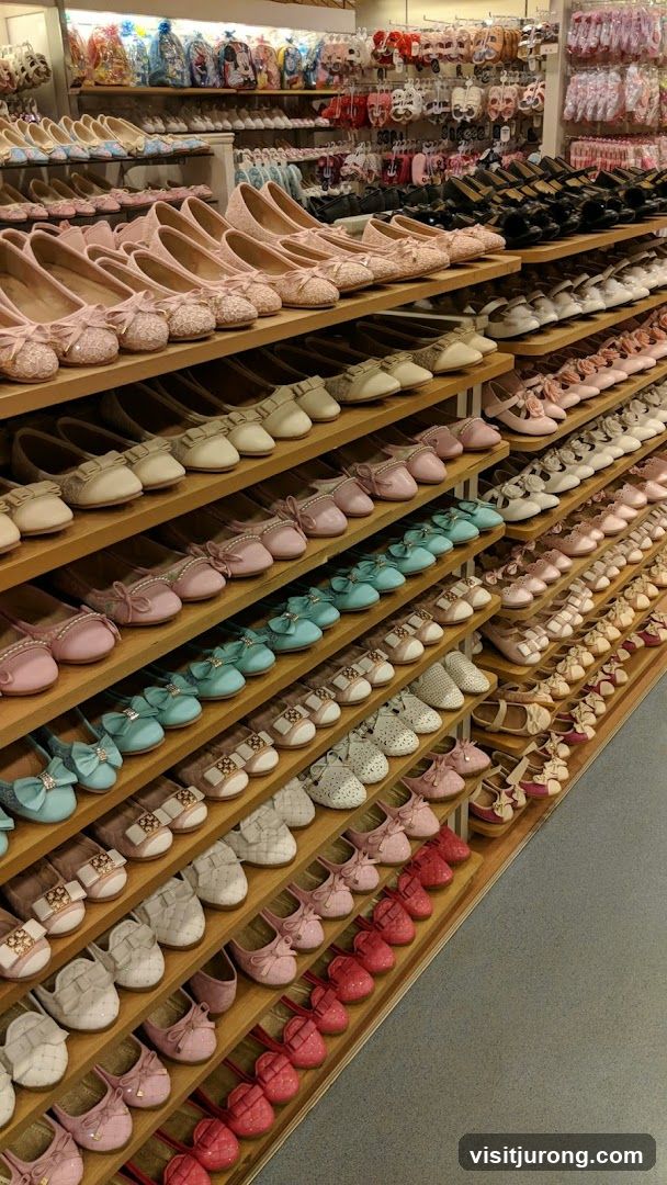 Display of Women's Flats