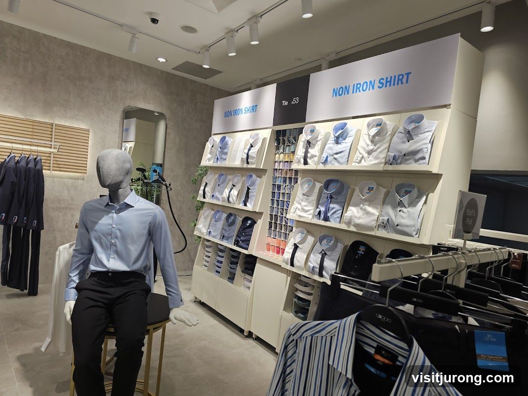 Men's Non-Iron Shirts Display