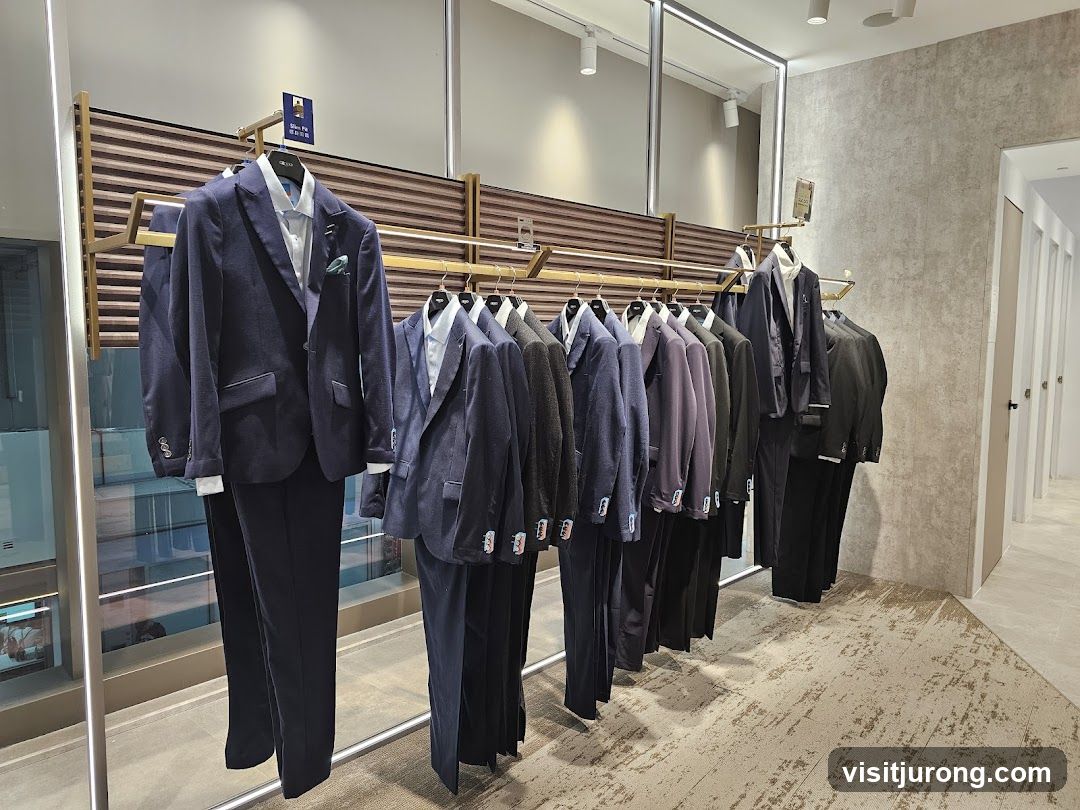 Men's Suits Display