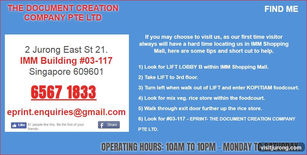 The Document Creation Company Pte Ltd Information