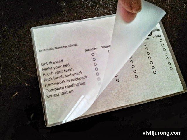 School Routine Checklist