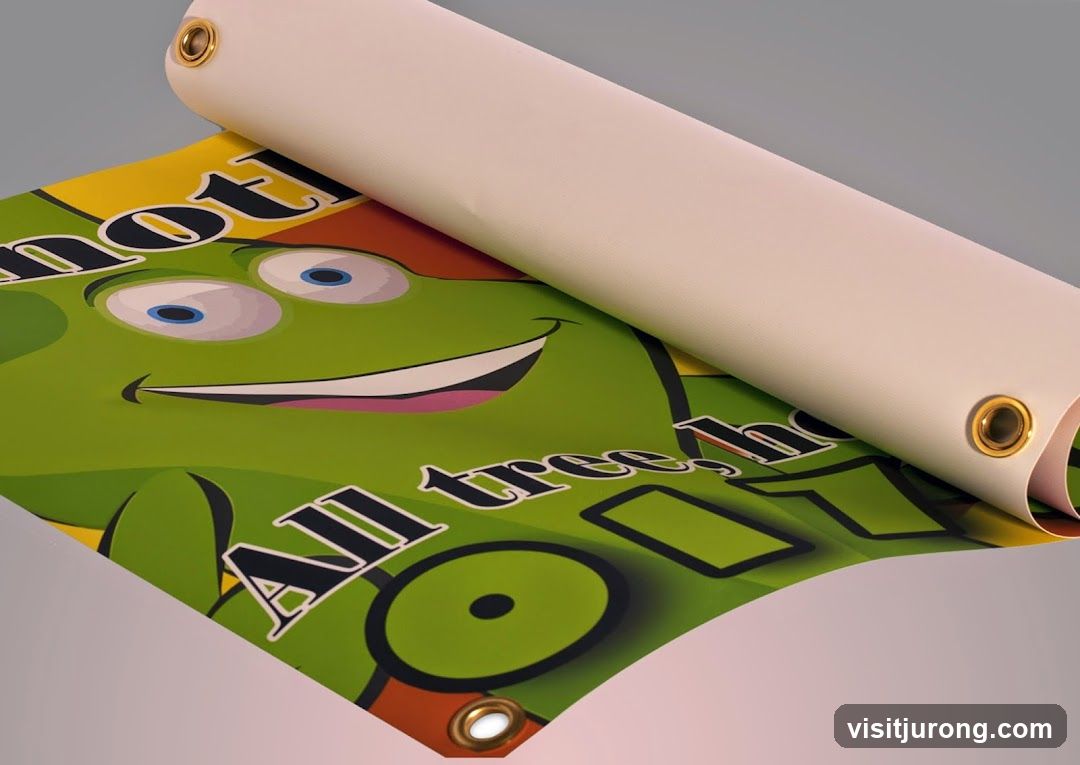 Banner with cartoon frog