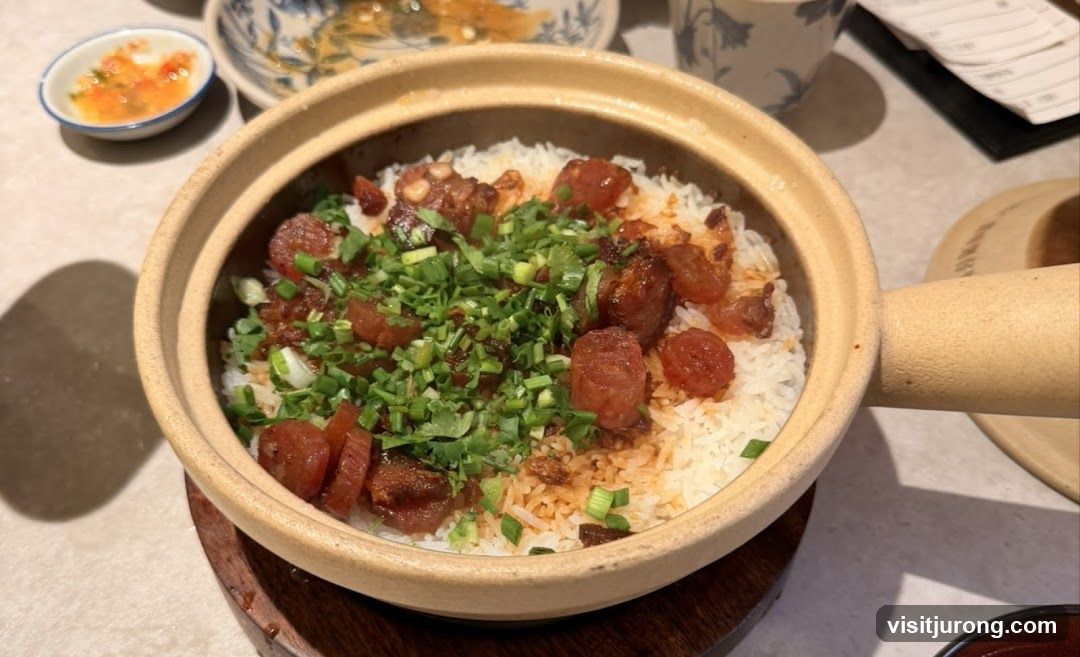 Claypot Rice with Sausage