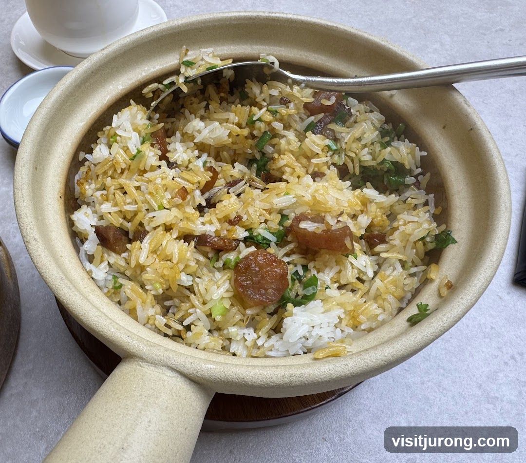 Claypot Rice with Sausage