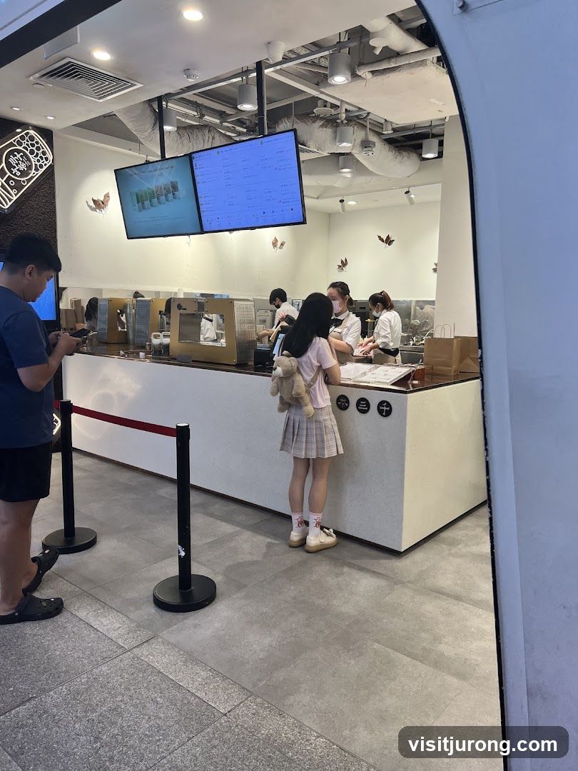 Bubble Tea Shop Counter