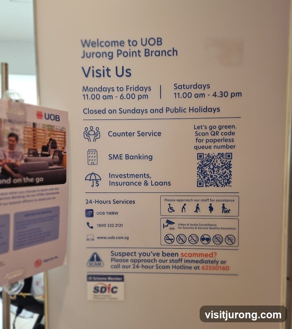 UOB Jurong Point Branch Information