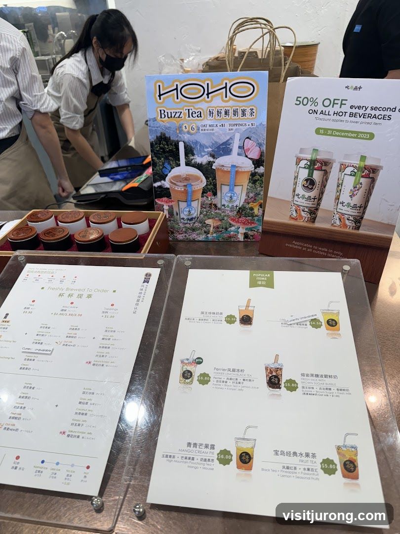 Buzz Tea Menu and Promotion