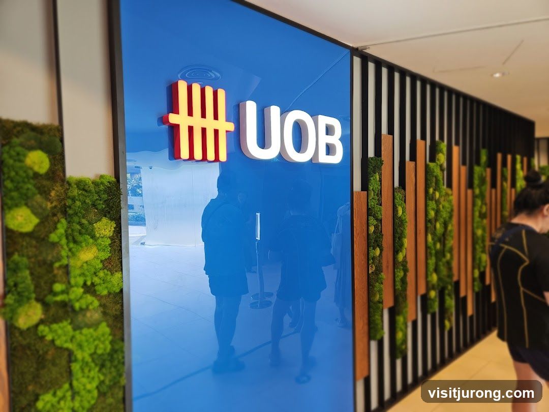 UOB Logo and Interior Decor