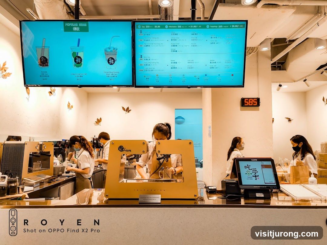 Bubble Tea Shop Counter