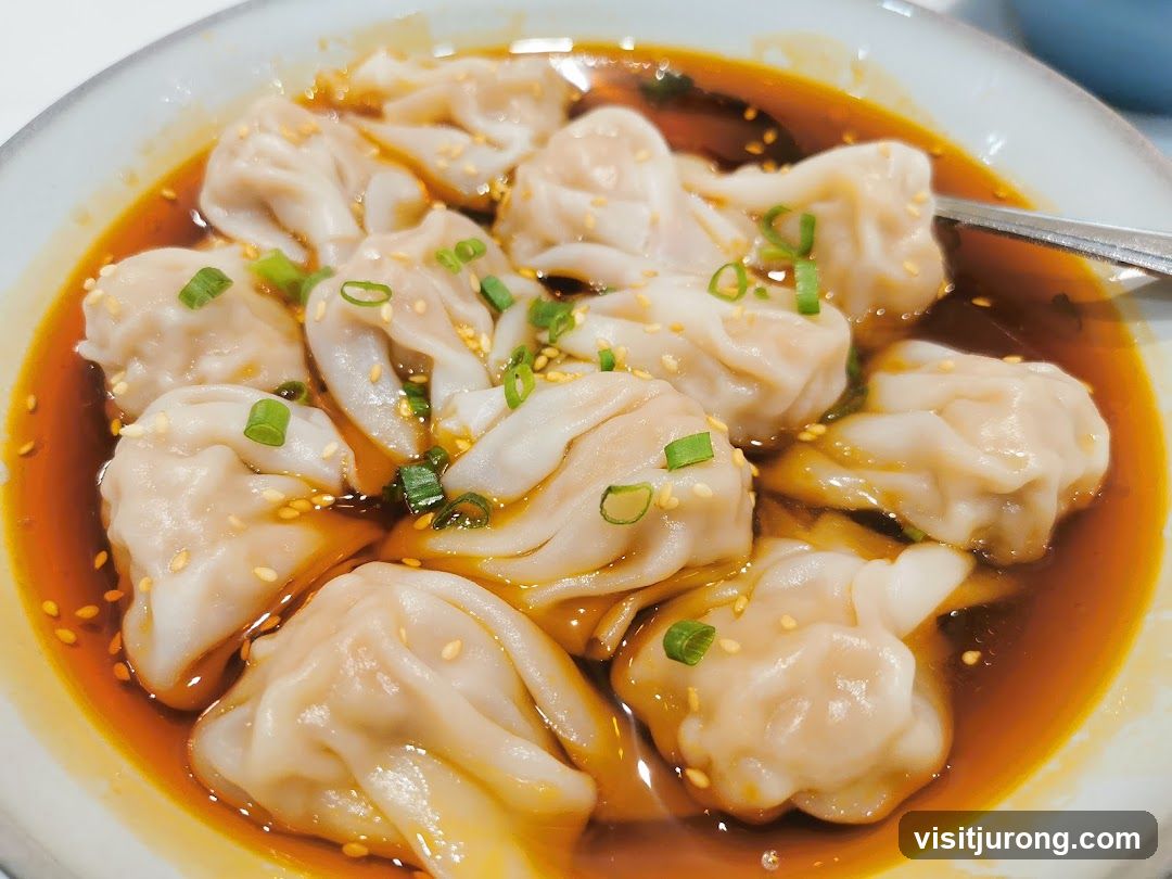 Wontons in Chili Oil
