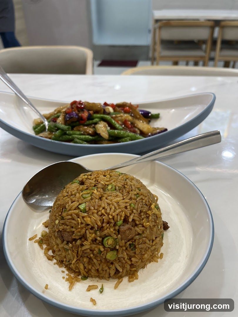 Fried Rice and Stir-Fried Vegetables
