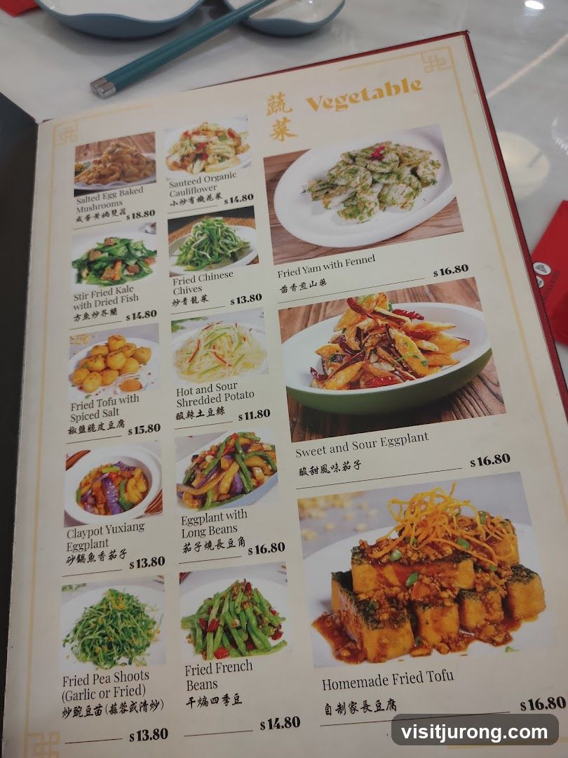 Vegetable Menu