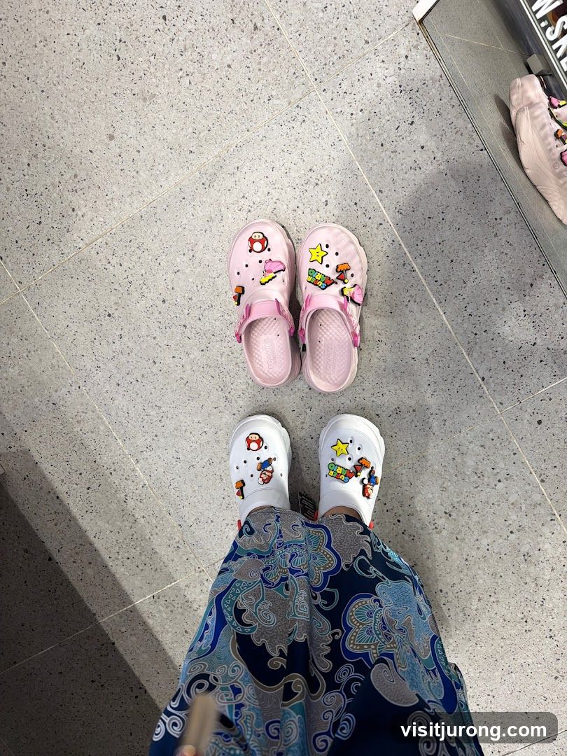 Mario-themed Crocs