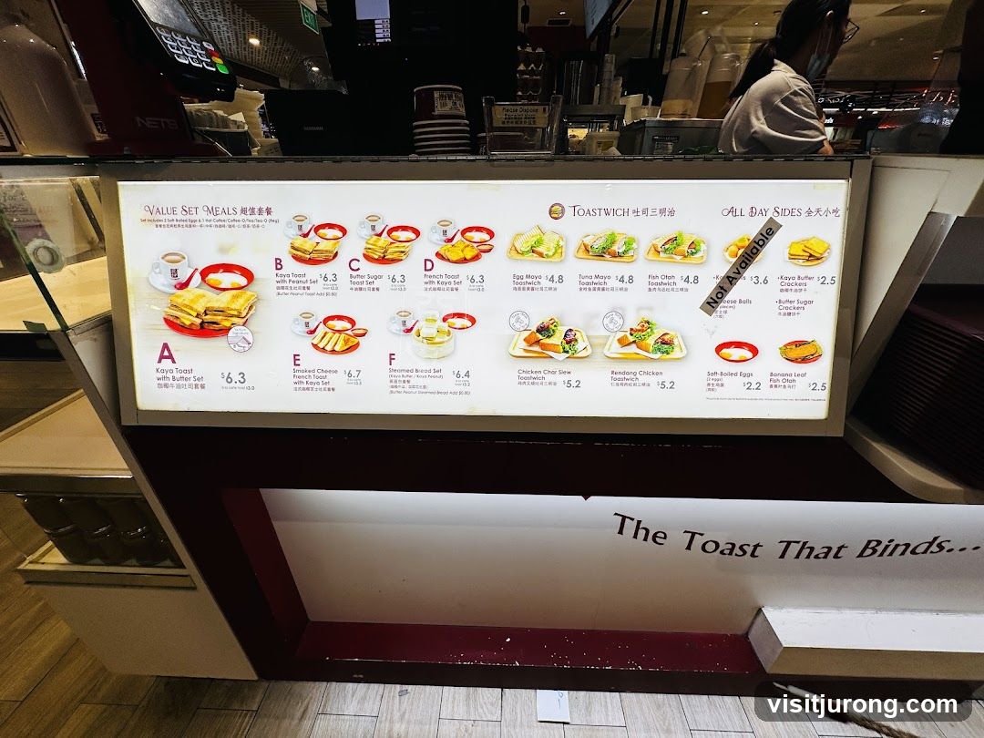 Value Set Meals, Toastwich, and All Day Sides