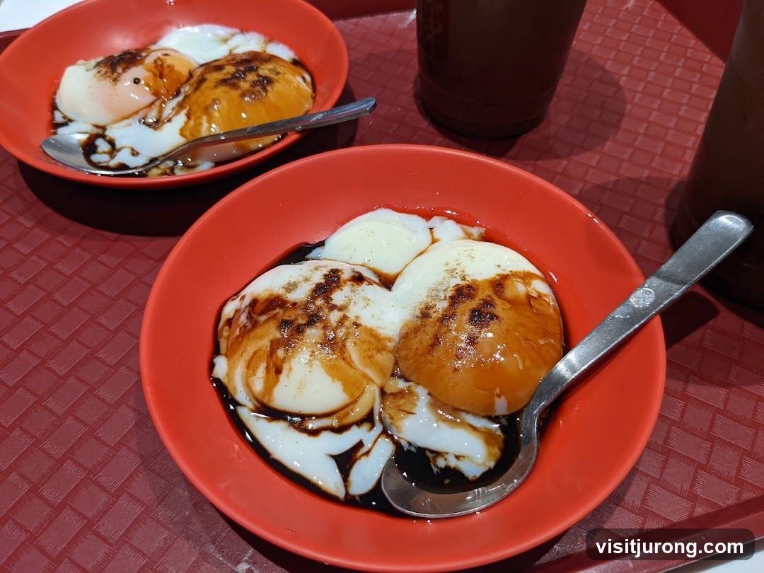 Soft-boiled eggs with soy sauce