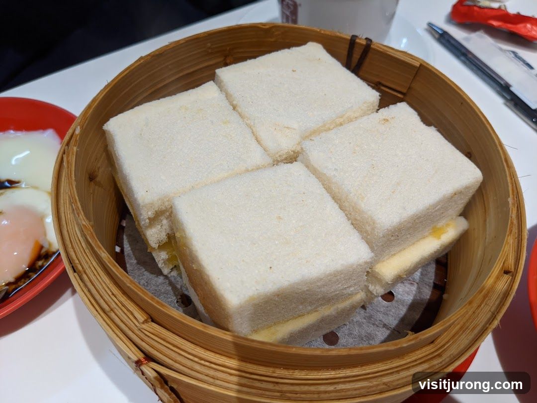 Steamed Bread with Butter and Kaya