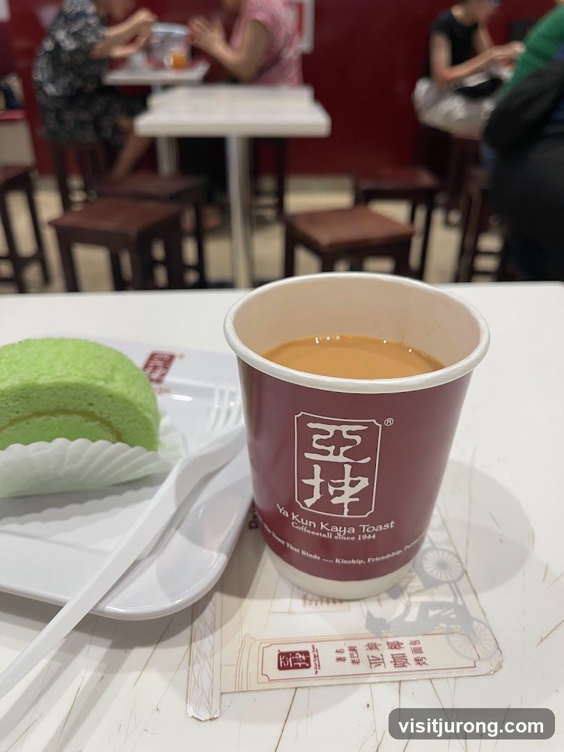 Ya Kun Kaya Toast Drink and Cake