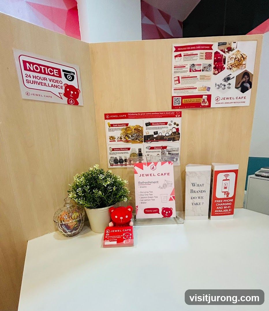 Jewel Cafe Display