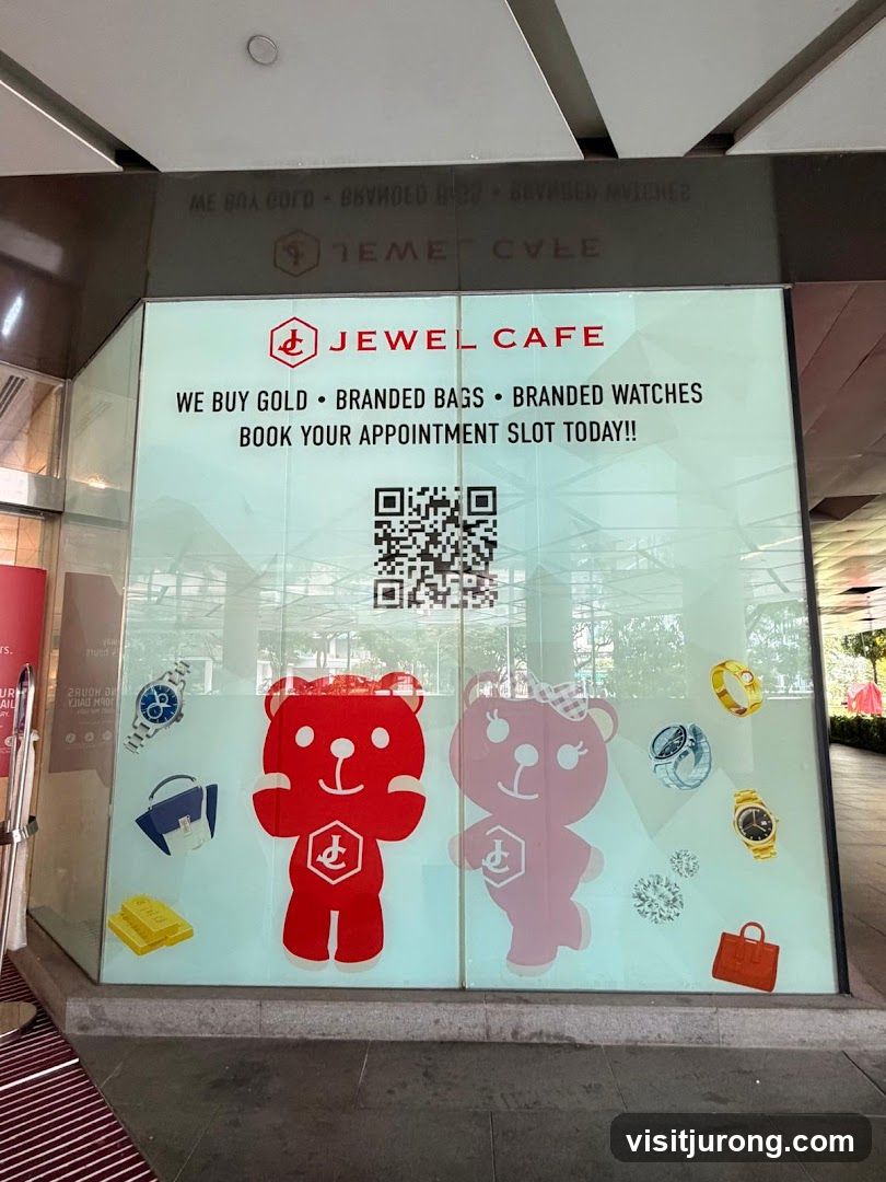 Jewel Cafe Storefront Advertisement