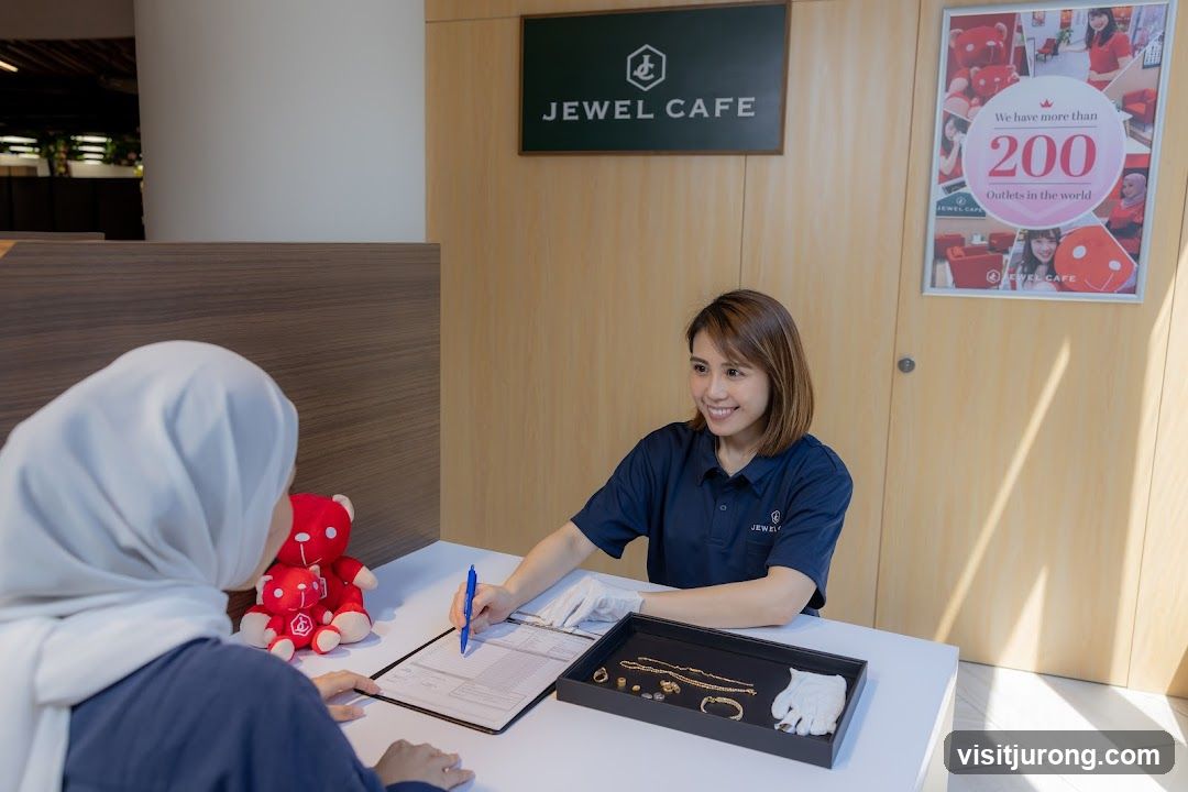 Jewel Cafe Staff Assisting Customer