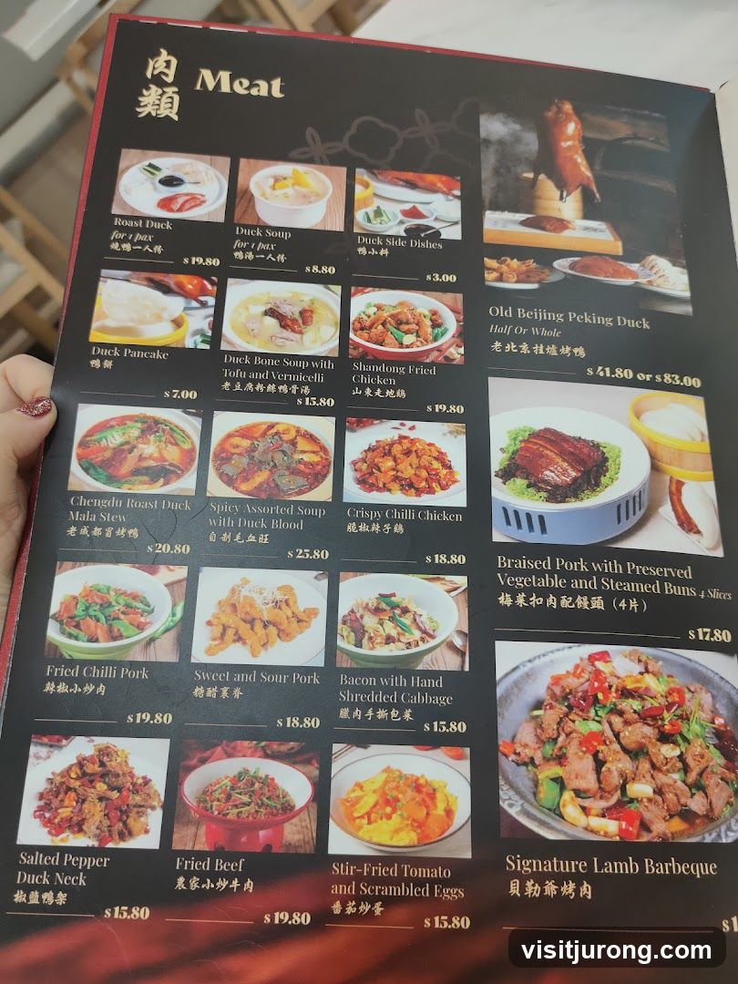 Meat Menu