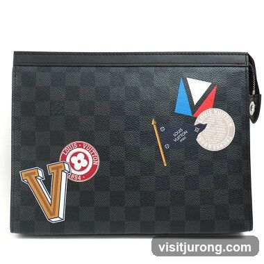 Louis Vuitton Clutch with Patches