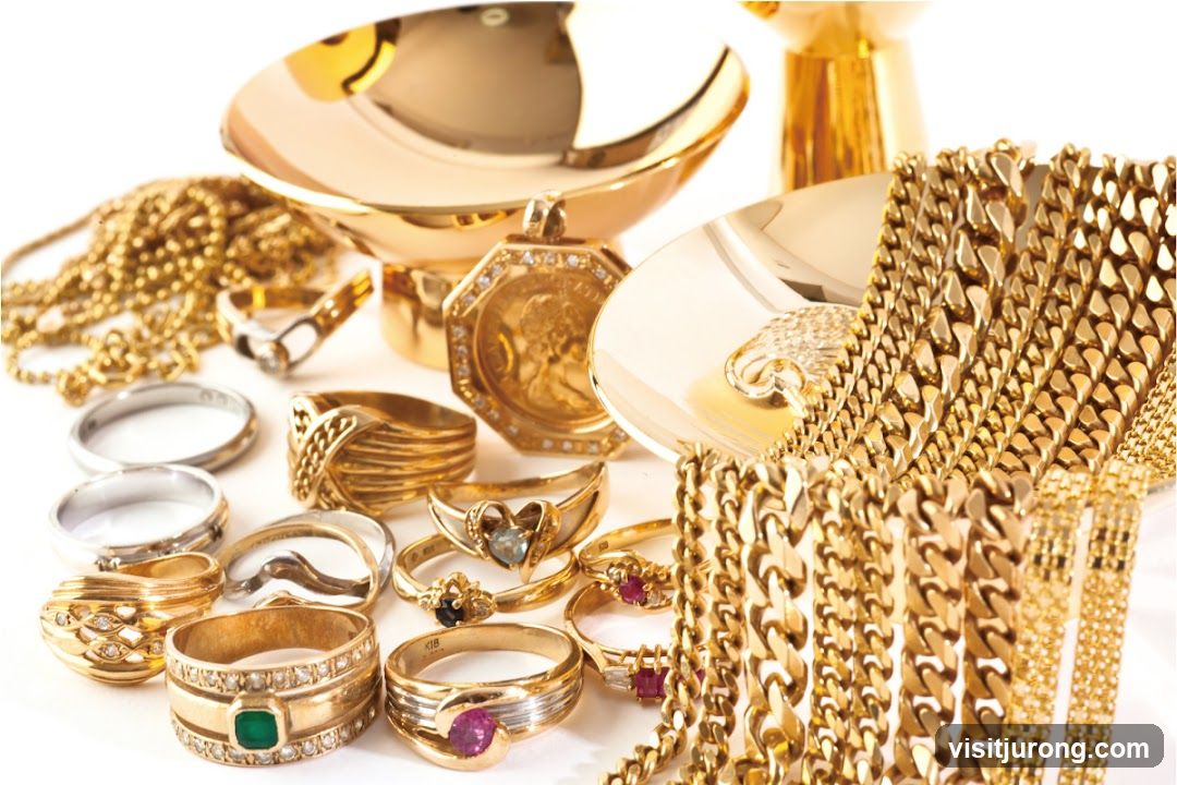 Assortment of Gold Jewelry