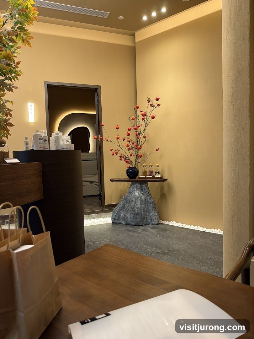 Interior of a spa or wellness center